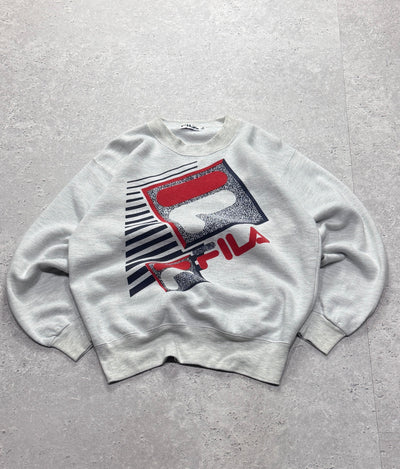 Vintage 90s Fila Logo Sweater (L)