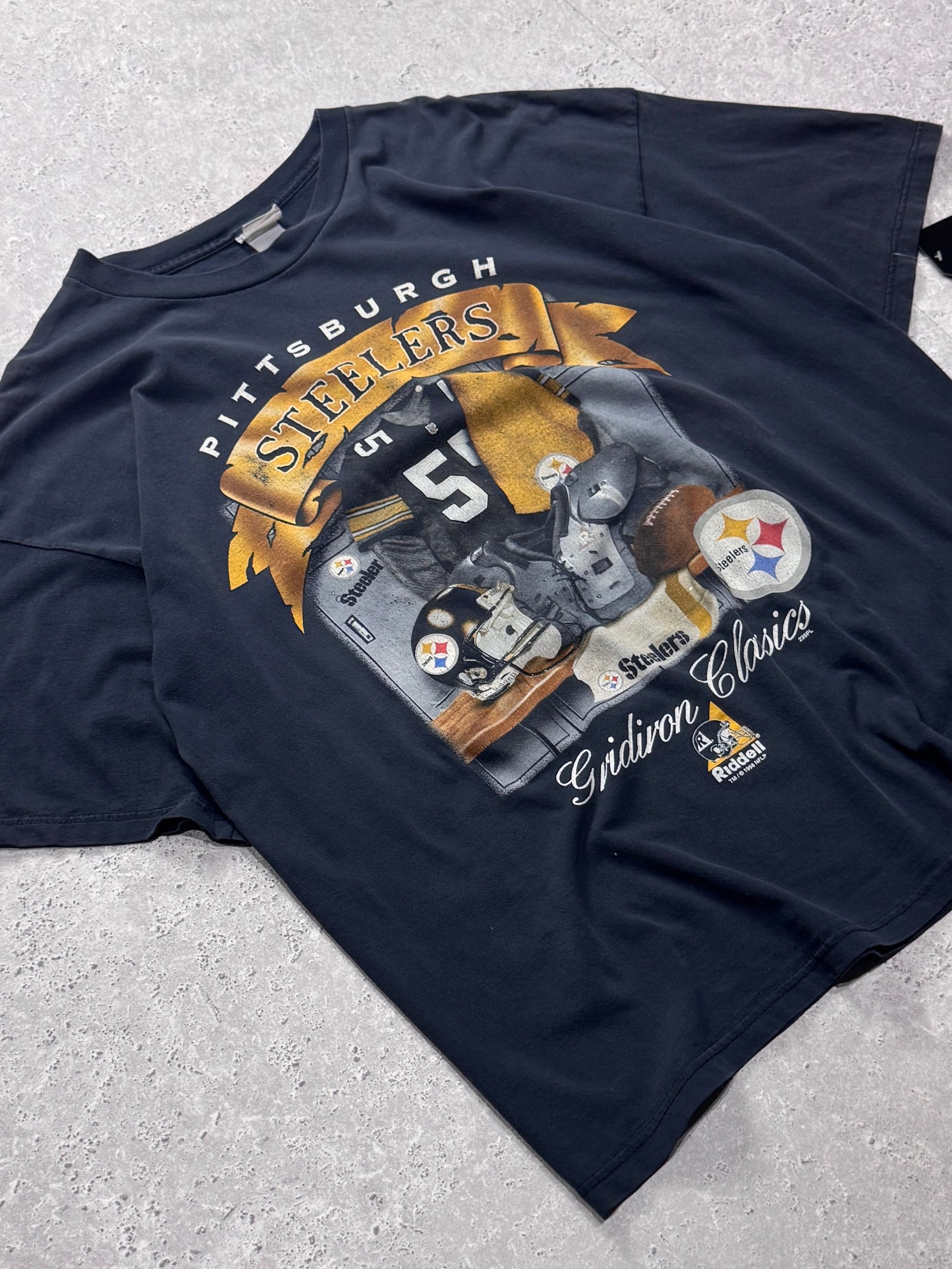 Vintage 90s Pittsburgh Steelers NFL Tee (XL)