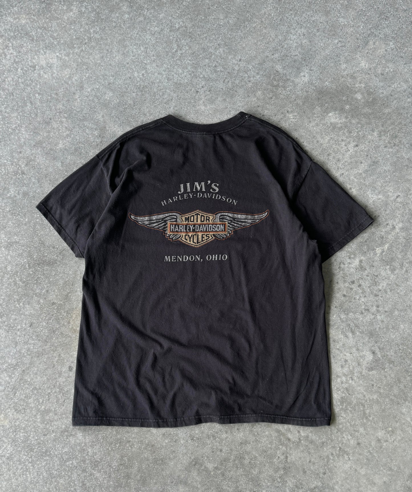 Vintage 00s Harley Davidson Logo Tee (XL)