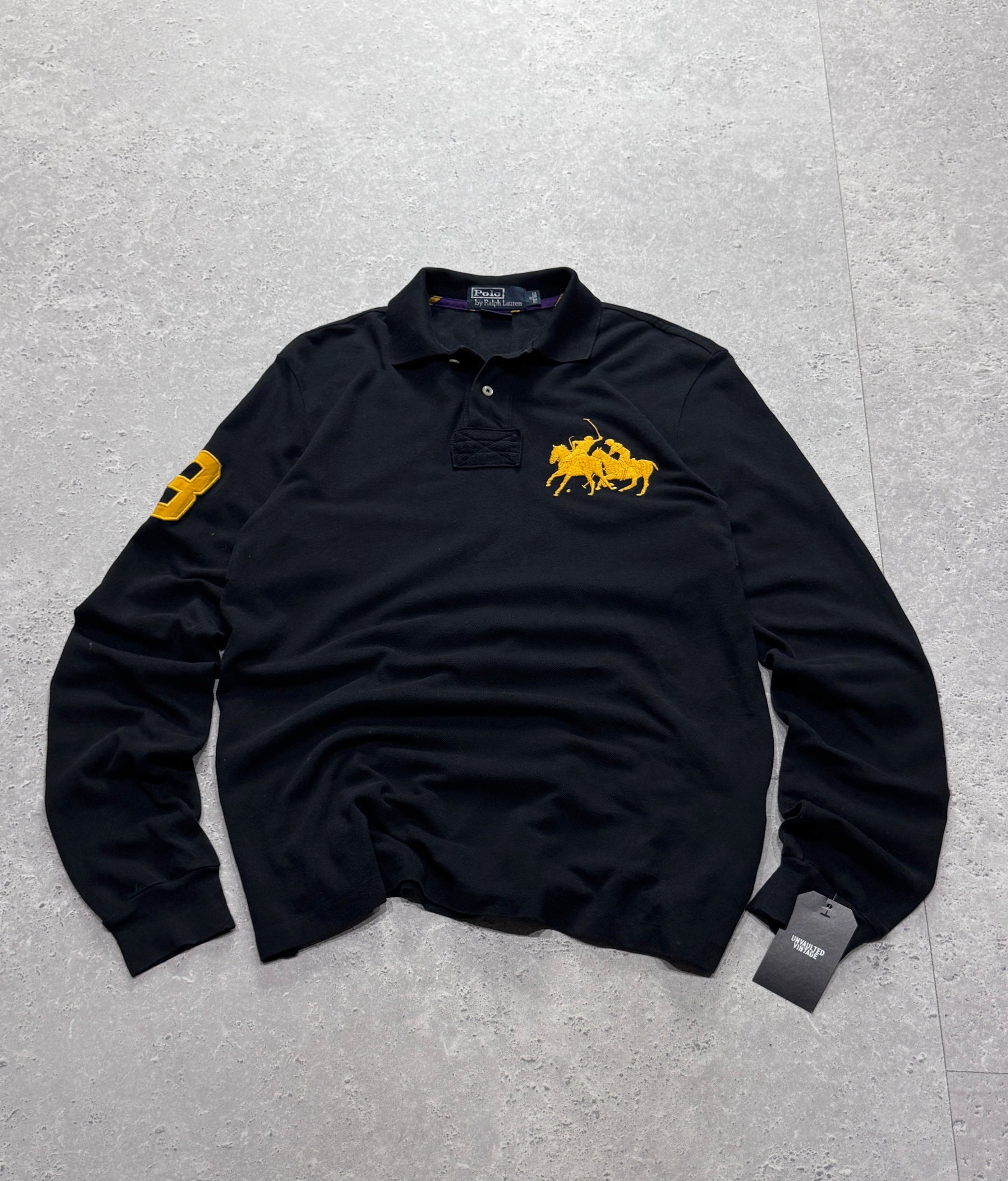Vintage 2000s Polo Ralph Lauren Lightweight Rugby Sweater (M)
