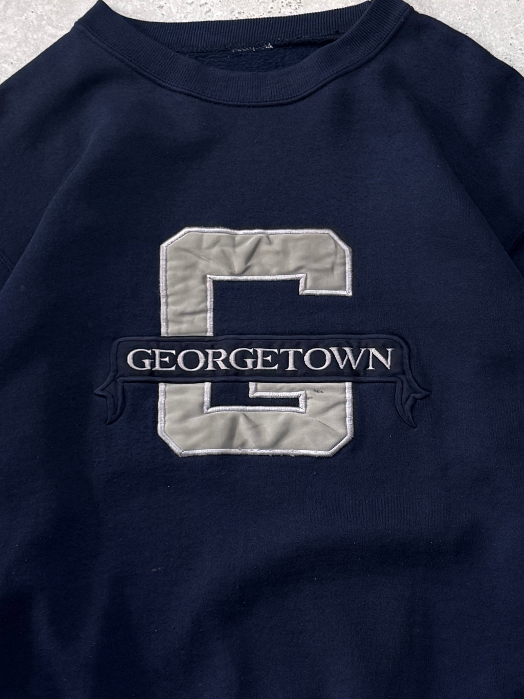 Vintage 90s Georgetown University Embroidered Sweater (M)