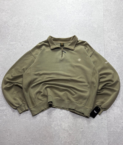 Vintage 90s Timberland Quarter Zip Sweater (XL)