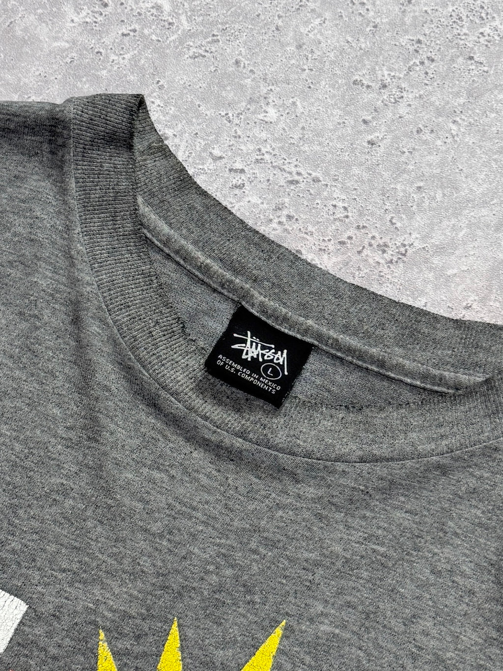 Vintage 2000s Stussy Logo Tee (L)