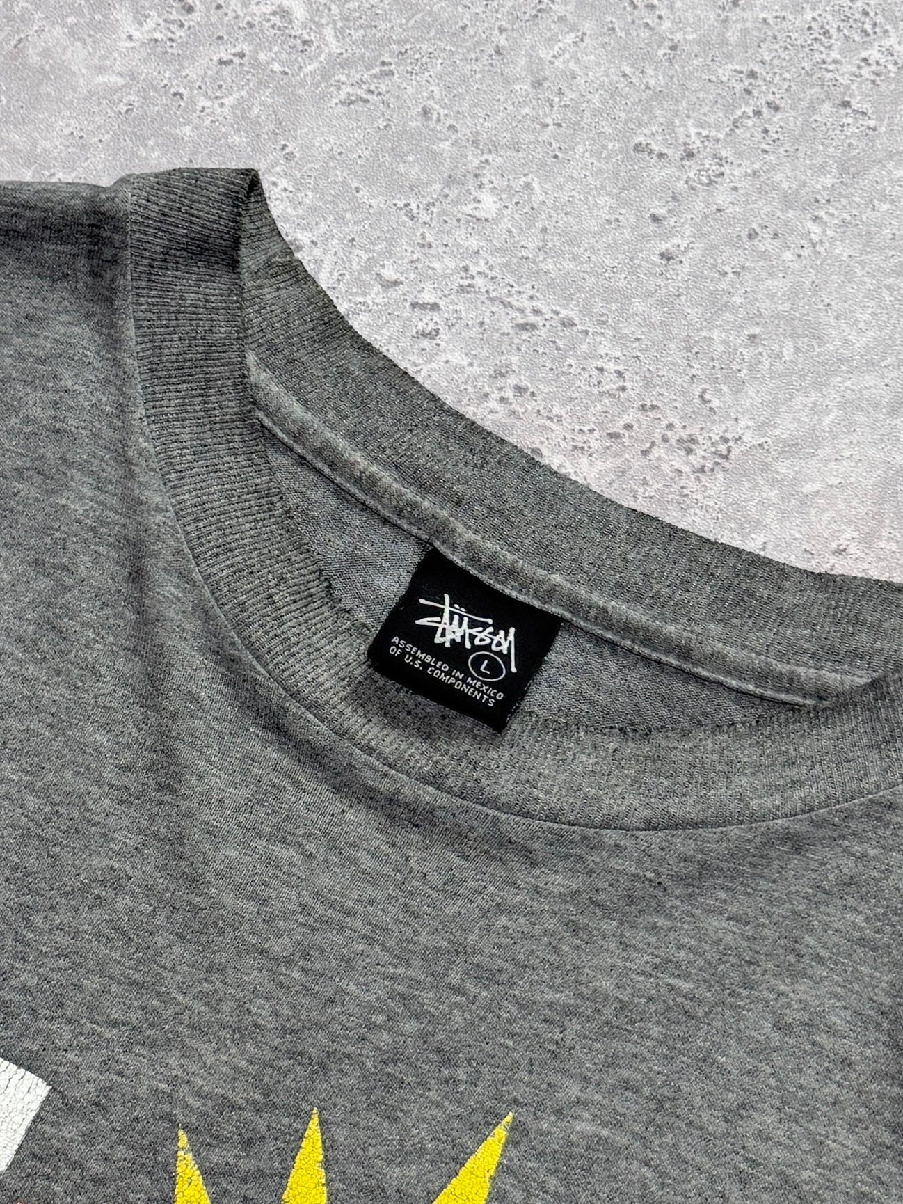 Vintage 2000s Stussy Logo Tee (L)