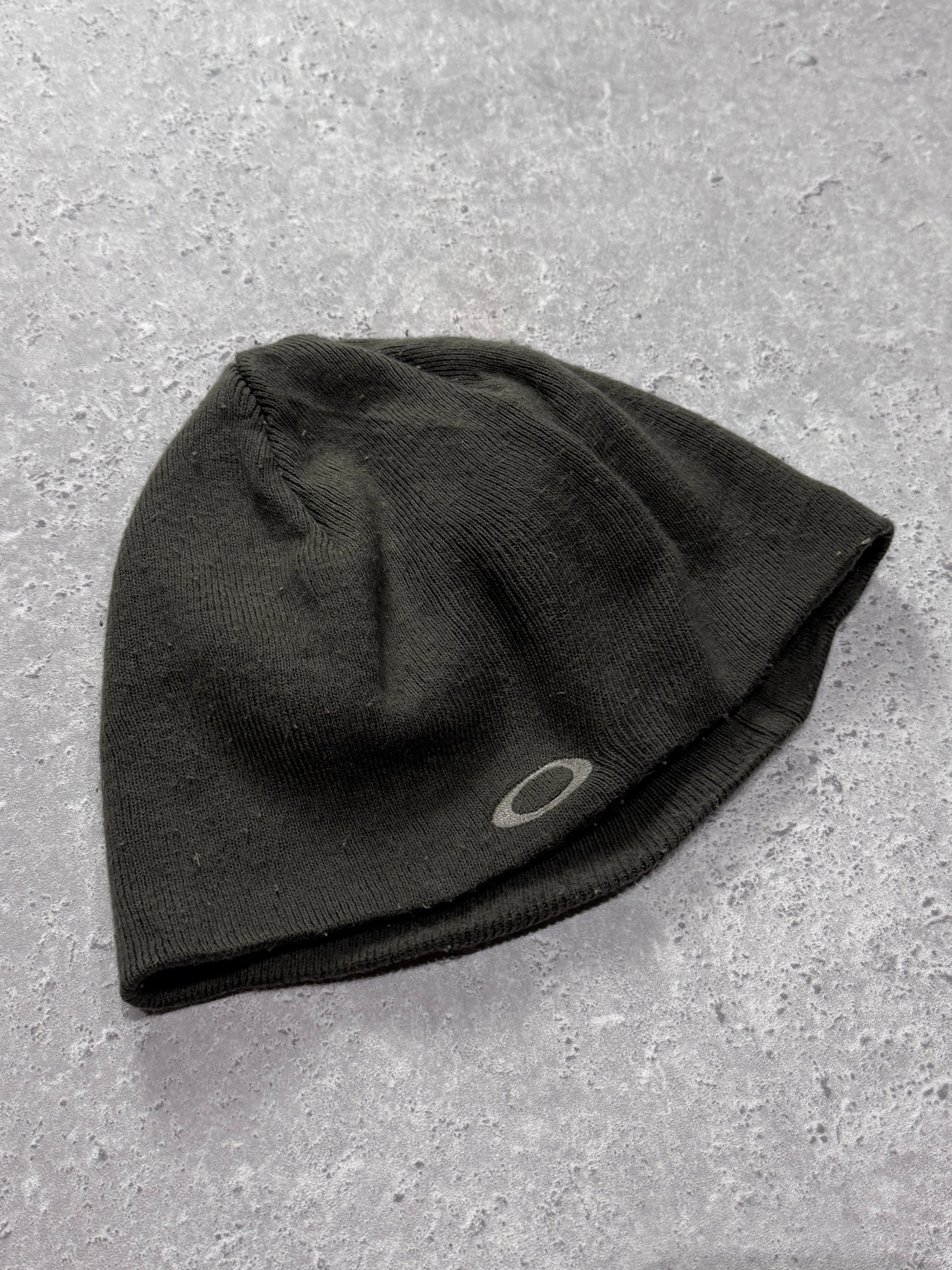 Vintage 2000s Oakley Software Skull Beanie