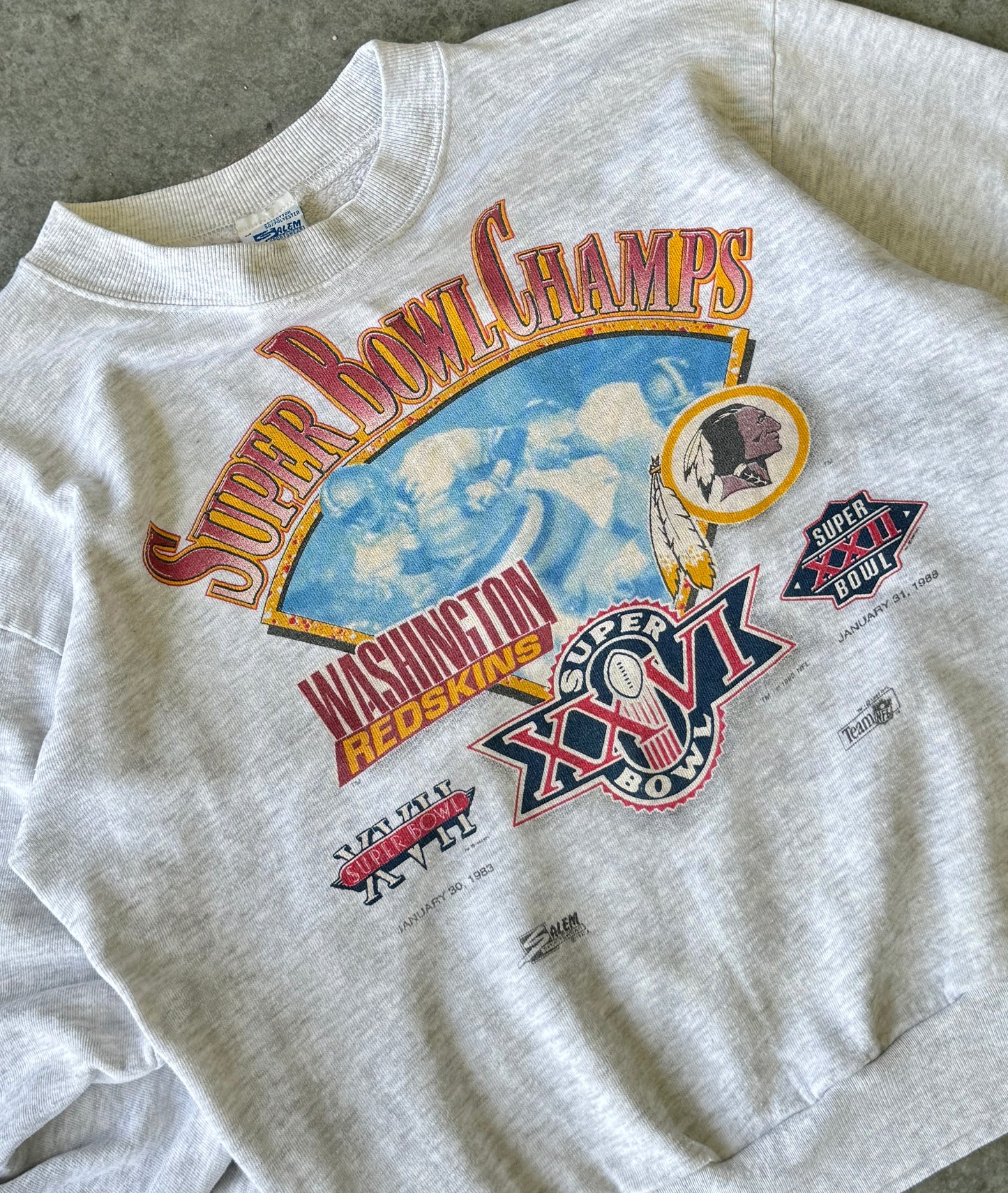 Vintage 90' Washington Redskins Superbowl Sweater (S)