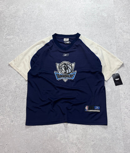 Vintage 2000s Reebok X Dallas Mavericks NBA Training Tee (L)