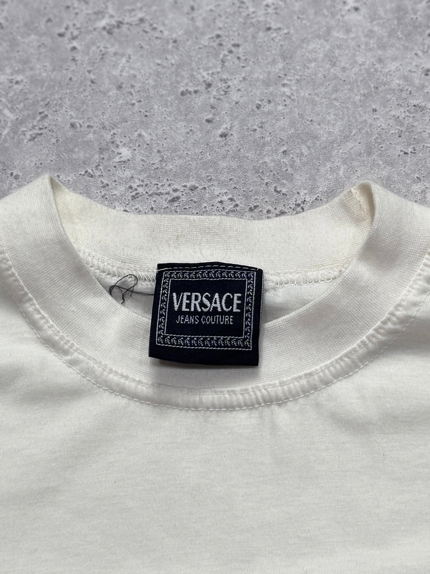 Vintage Versace Jeans Couture Logo Tee (XL)