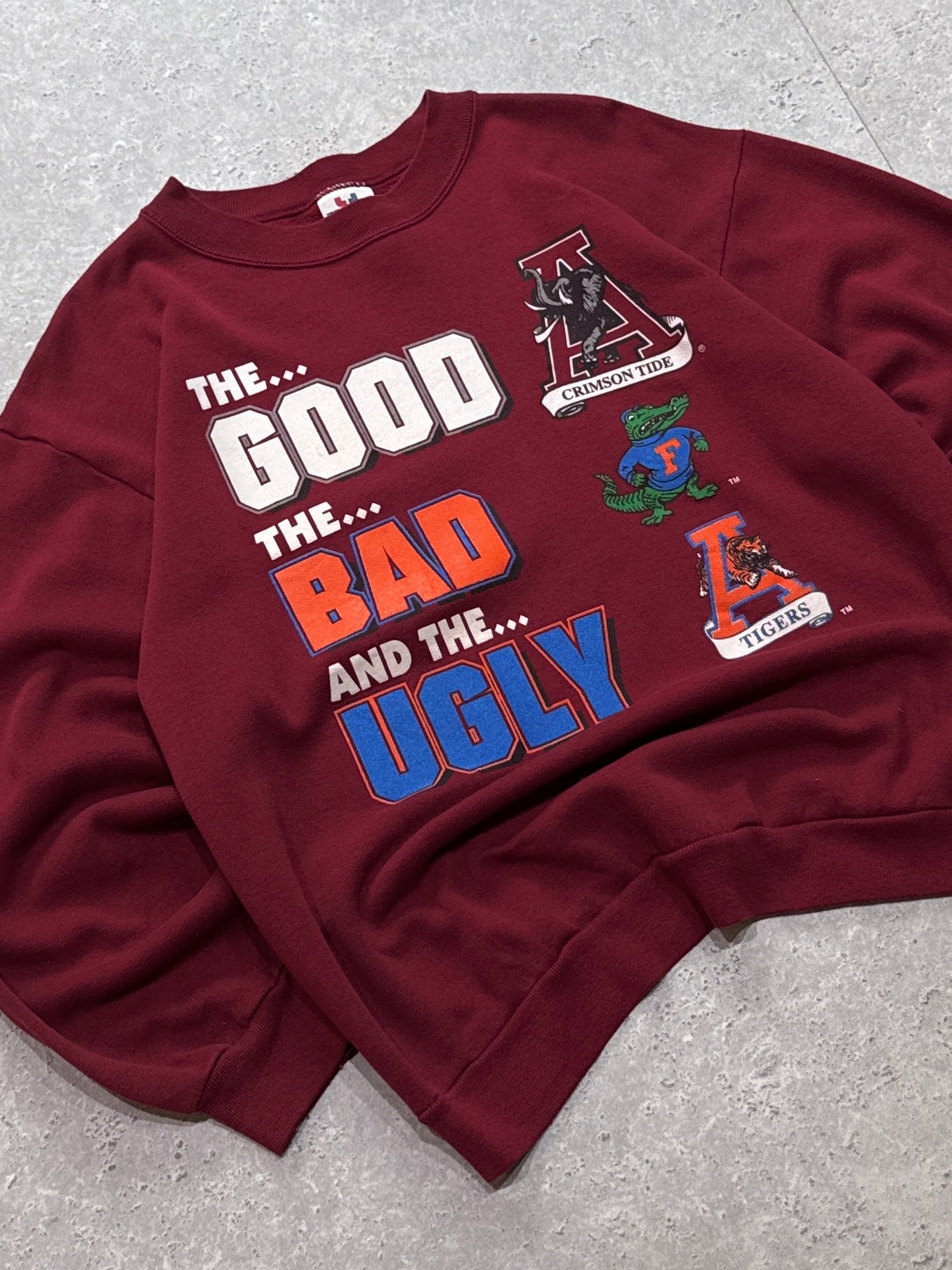 Vintage 90s College Football Sweater (M)