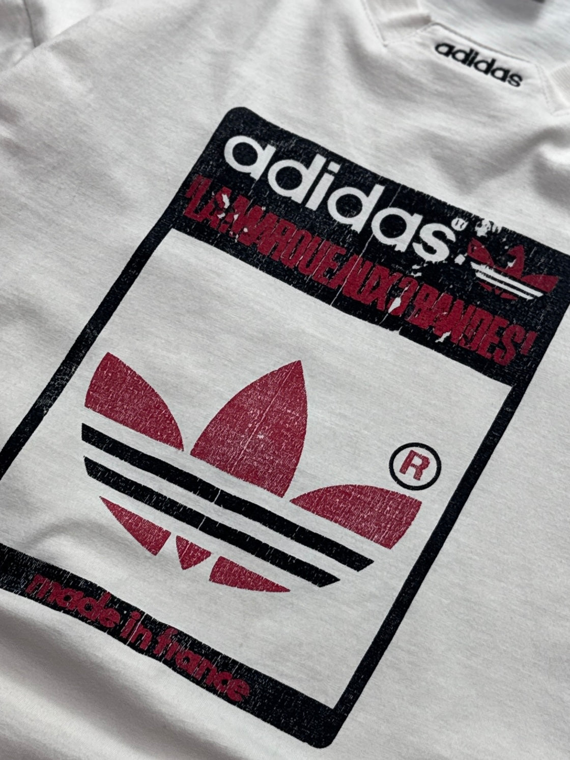 Vintage 90s Adidas Basketball Tee (M)