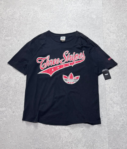 Vintage 90s Adidas Three Stripes Brand Tee (XL)