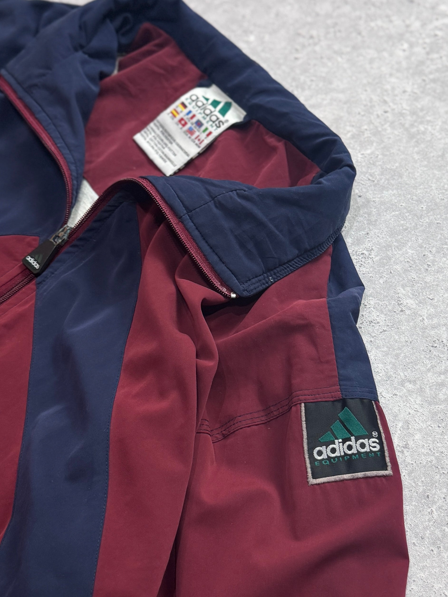 Vintage 90s Adidas Equipment Windbreaker Jacket (XL)