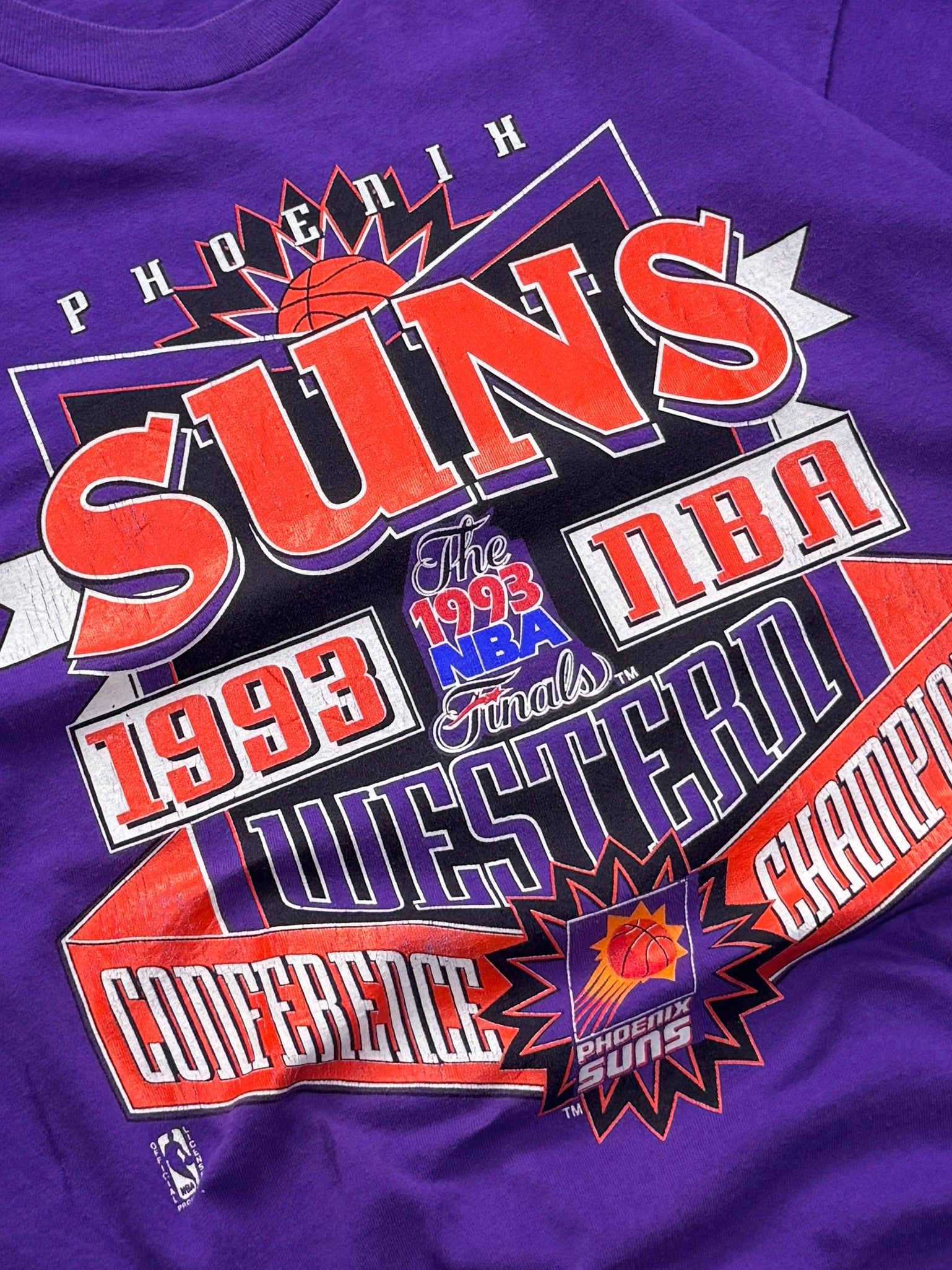 Vintage 1993 Phoenix Suns NBA Finals Tee (XL)