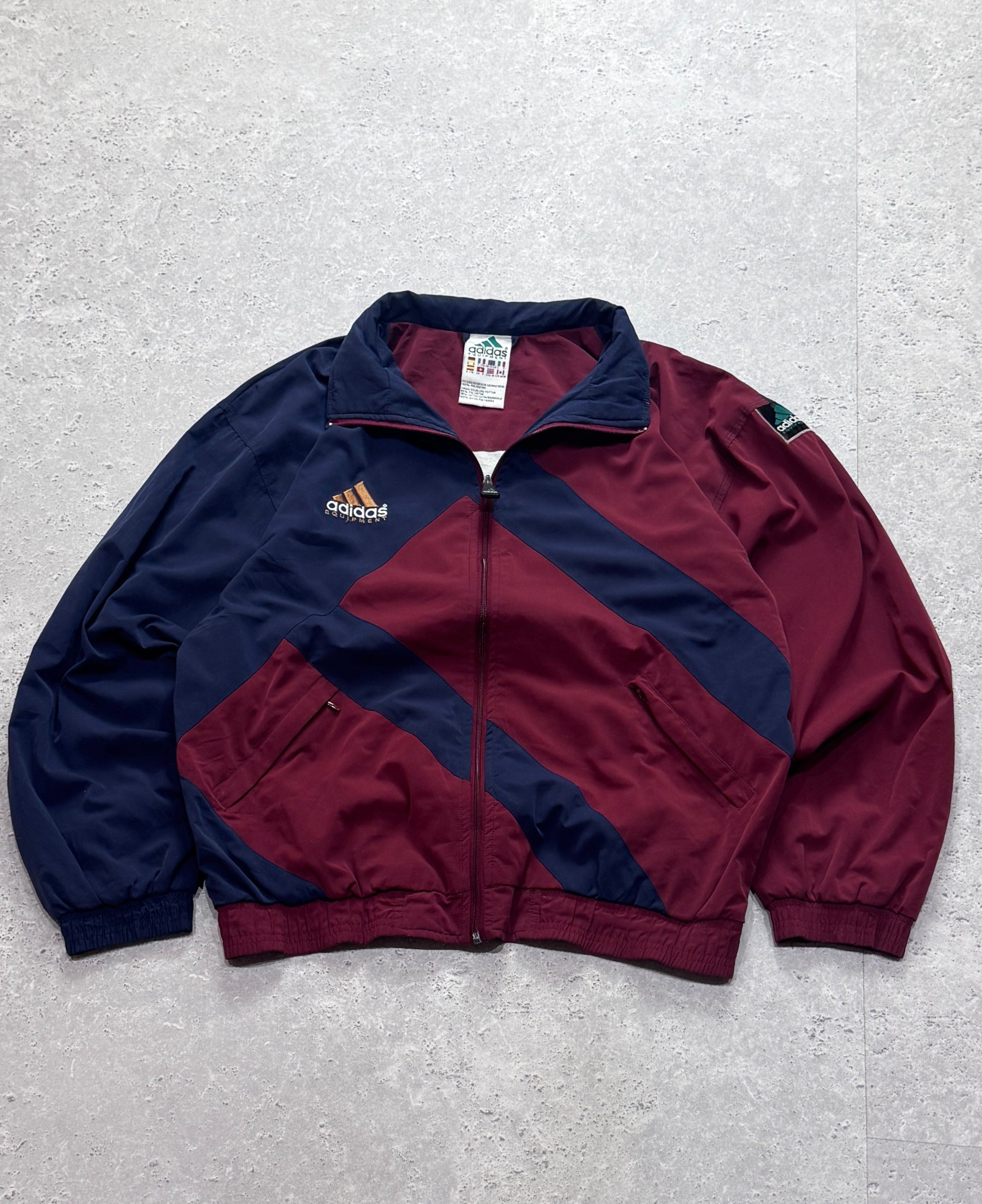 Vintage 90s Adidas Equipment Windbreaker Jacket (XL)