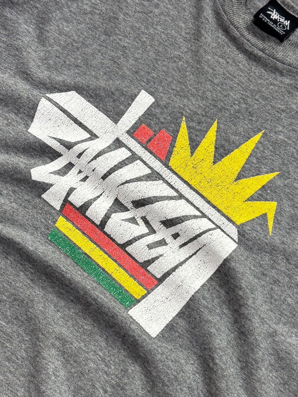 Vintage 2000s Stussy Logo Tee (L)