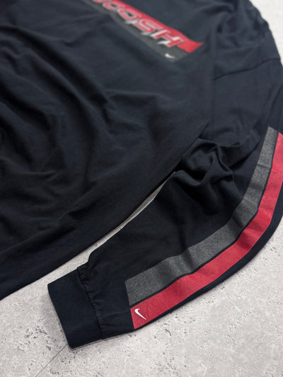 Vintage 2000s Nike Swoosh Long Sleeve Tee (XL)