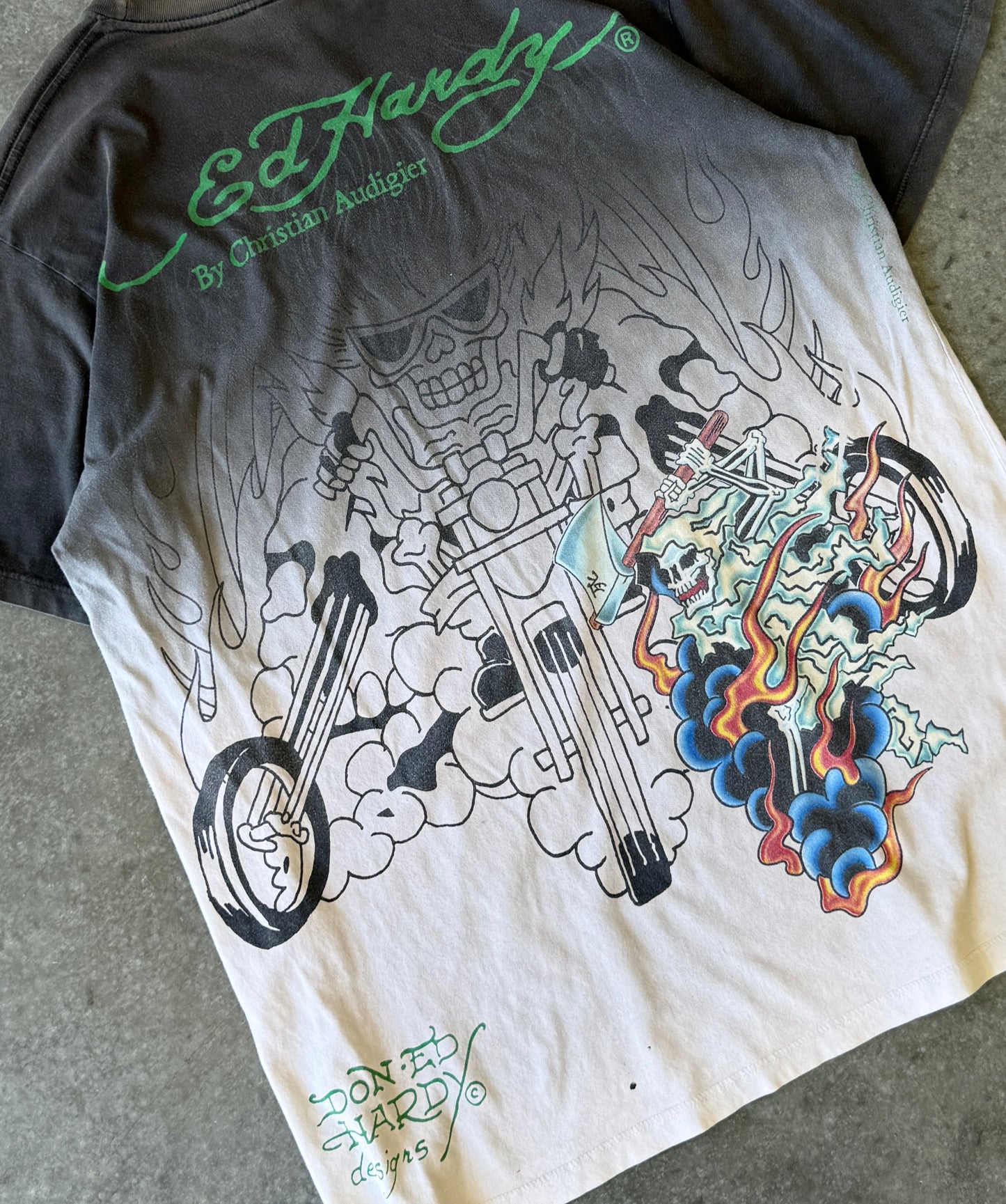 Vintage Ed Hardy Y2K AOP Tee (XL)