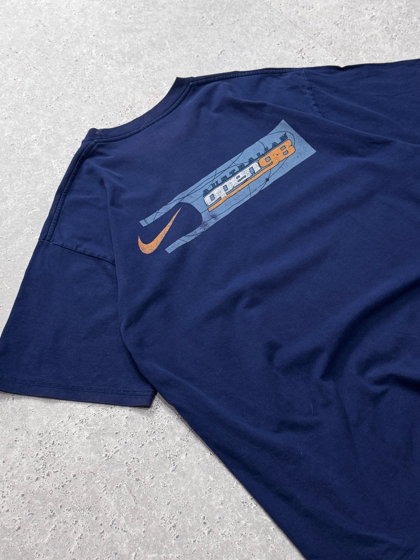 Vintage 1998 Nike X Australian Open Pete Sampras Tennis Tee (XL)