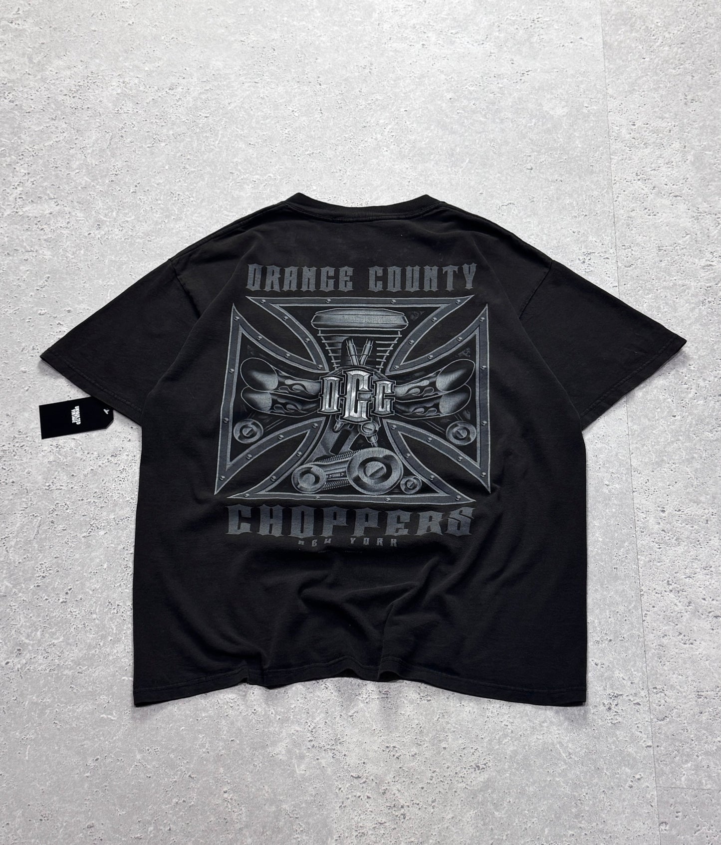 Vintage 2000s Orange County Choppers Biker Tee (L)