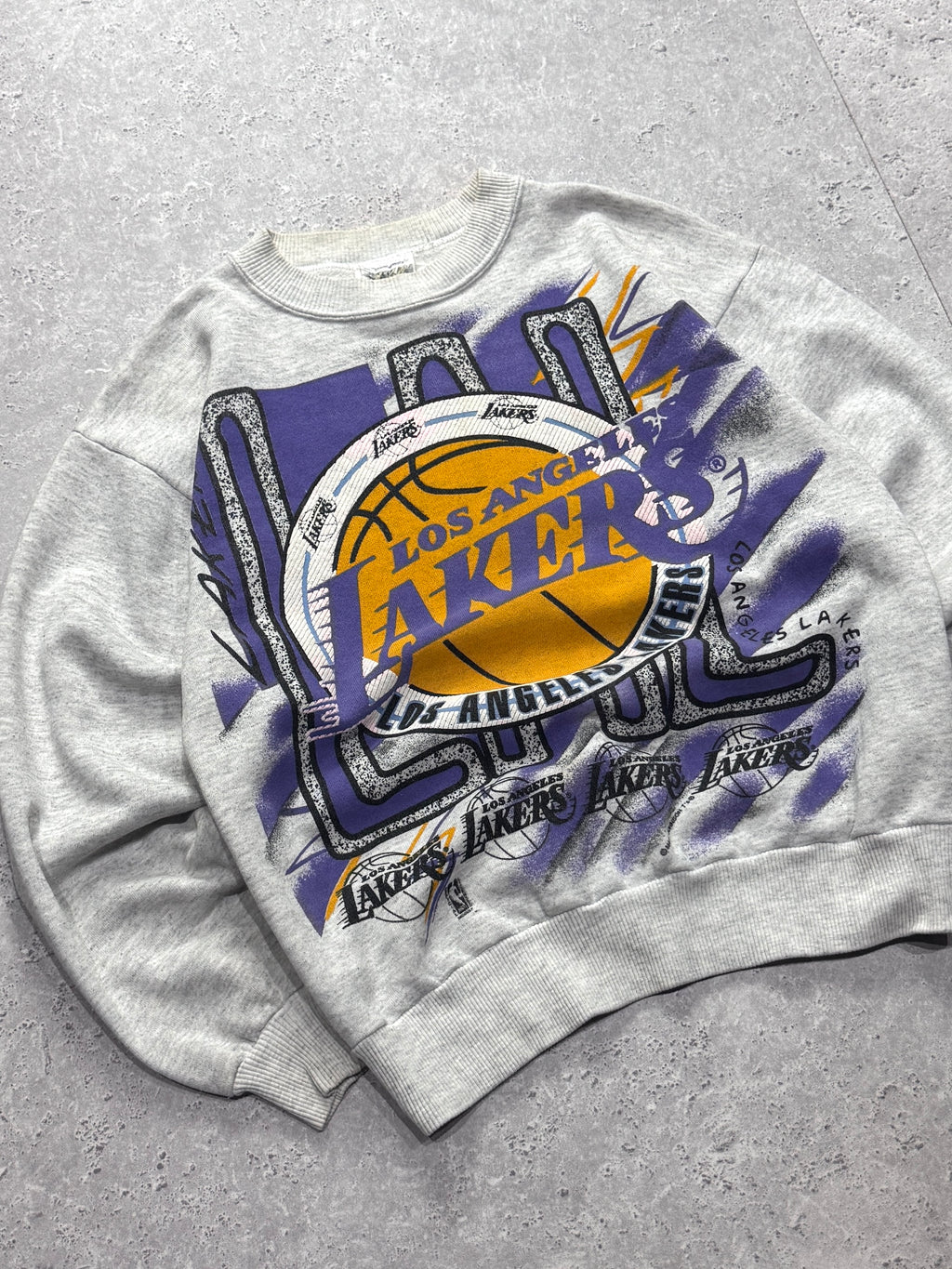 Vintage 90s Los Angeles Lakers NBA Sweater (S)