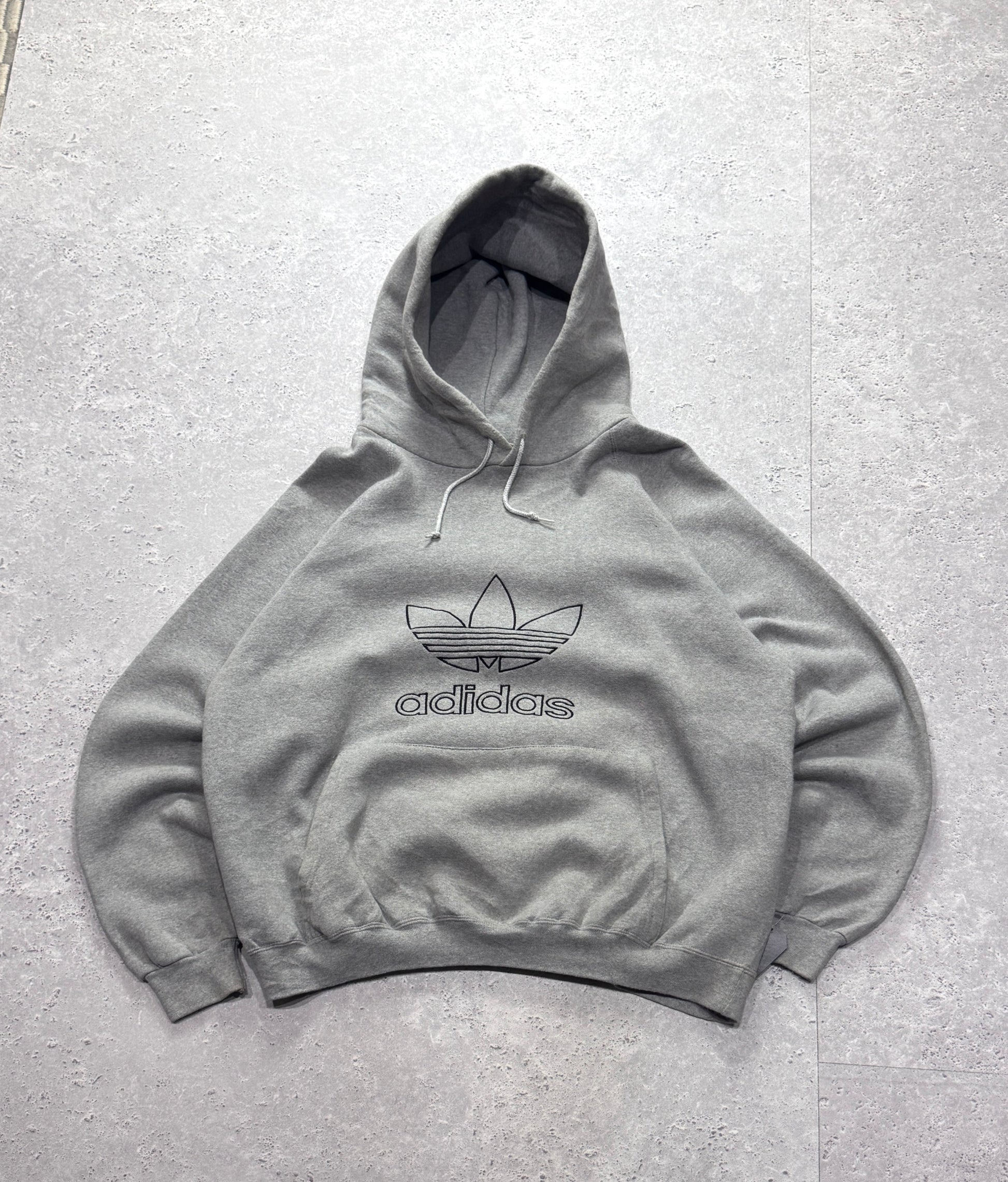 Vintage 90s Adidas Heavyweight Hoodie (XL)