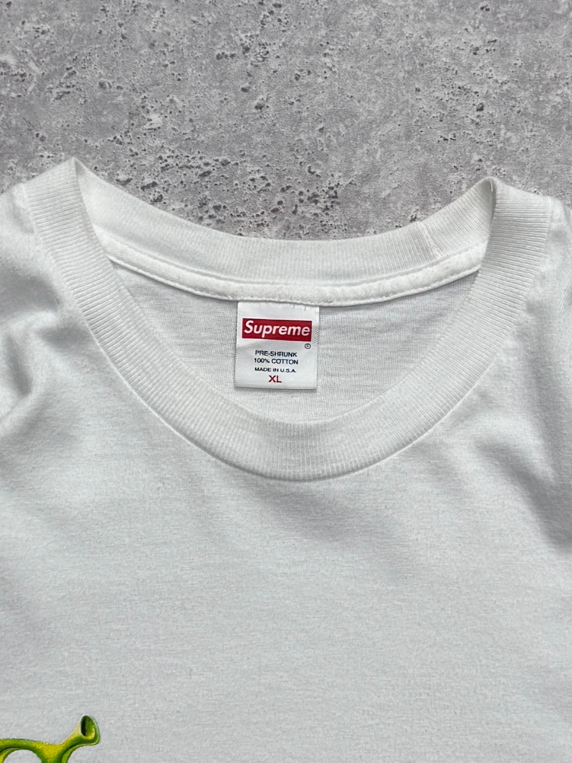 Vintage Supreme X Shrek Logo Tee (XL)