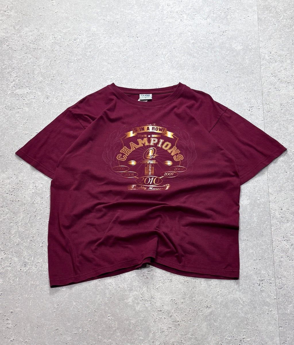 Vintage 2000s Queensland Maroons State of Origin Dynasty Tee (XL)