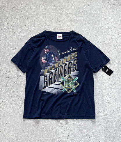 Vintage 97' Milwuakee Brewers Fernando Viña MLB Tee (L)