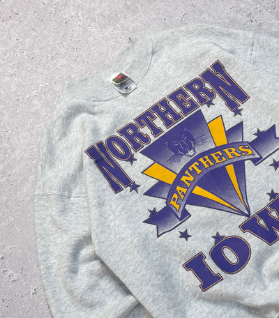 Vintage 90s Northern Iowa Panthers College Sweater (M)