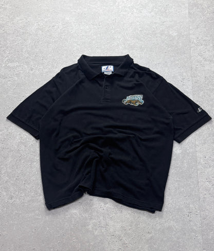Vintage 90s Jacksonville Jaguars NFL Polo Shirt (XL)