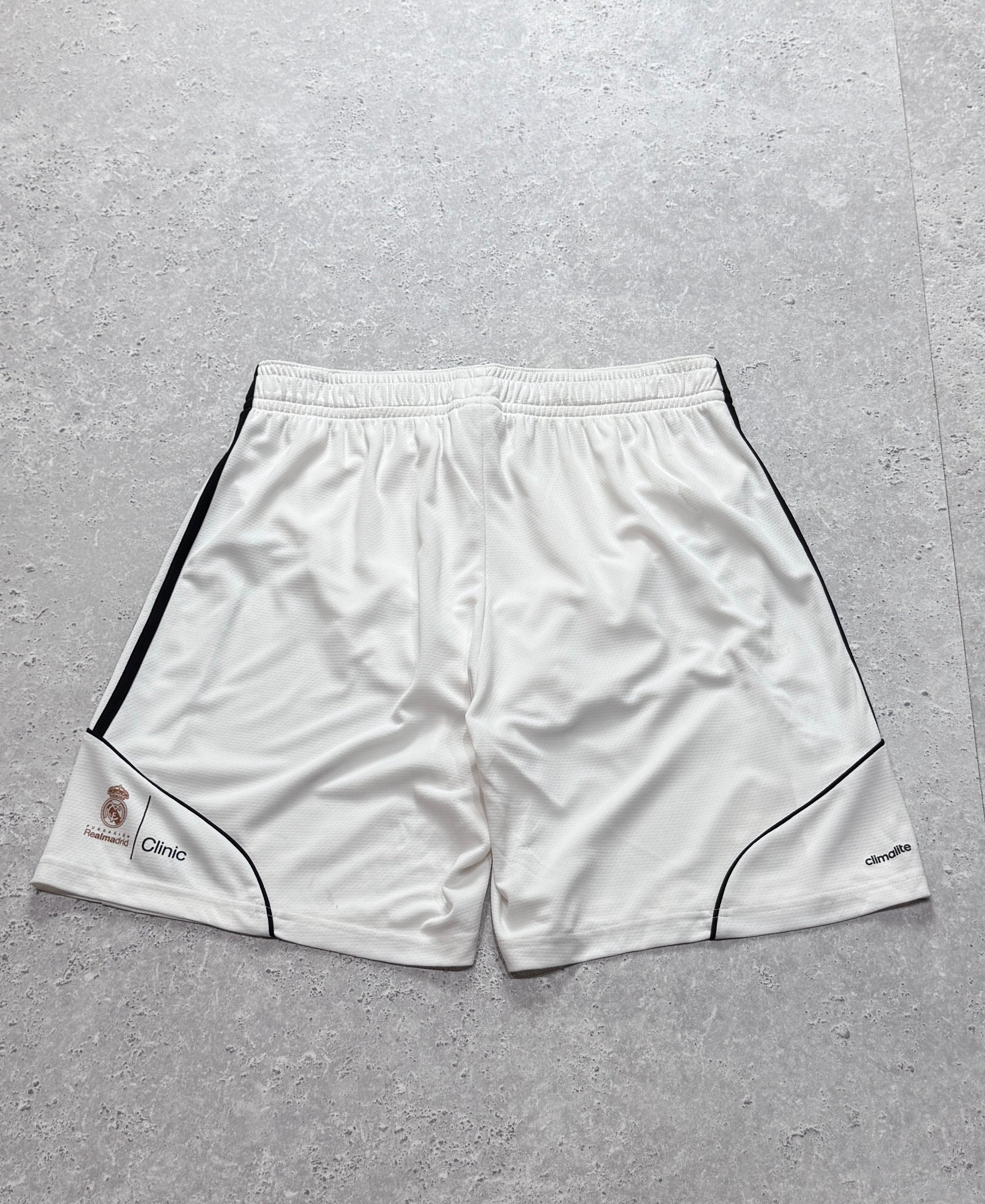 Vintage 2000s Adidas X Real Madrid Football Shorts (S)