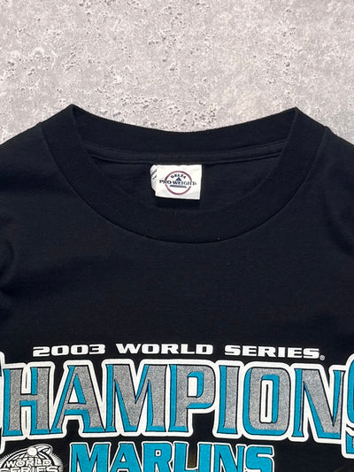 Vintage 2003 Florida Marlins MLB Championship Ring Tee (M)