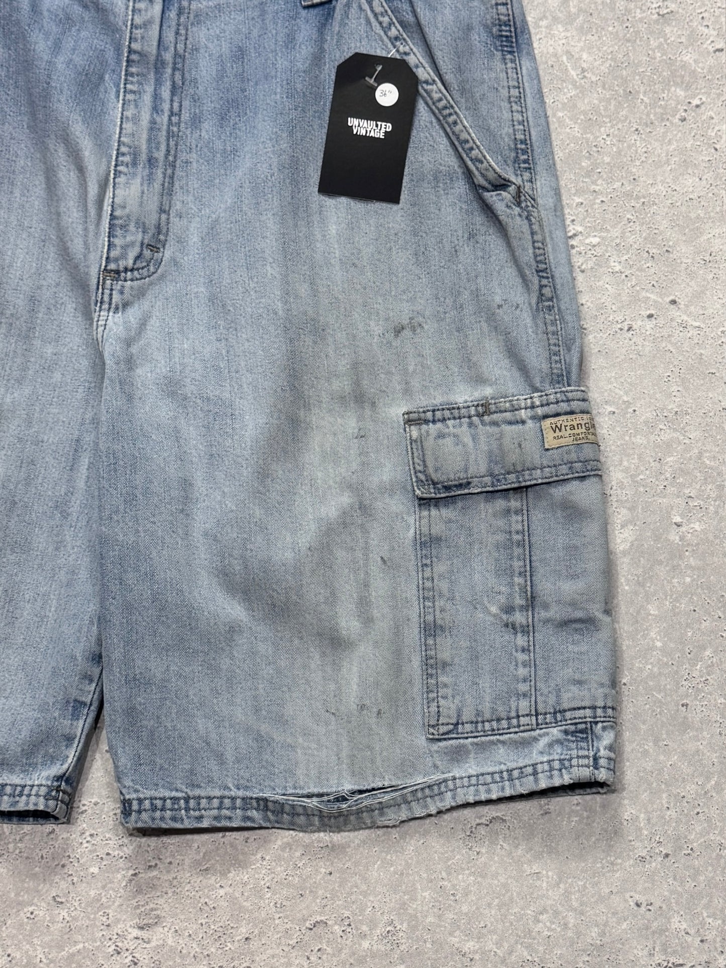 Vintage Wrangler Cargo Carpenter Jorts (36")