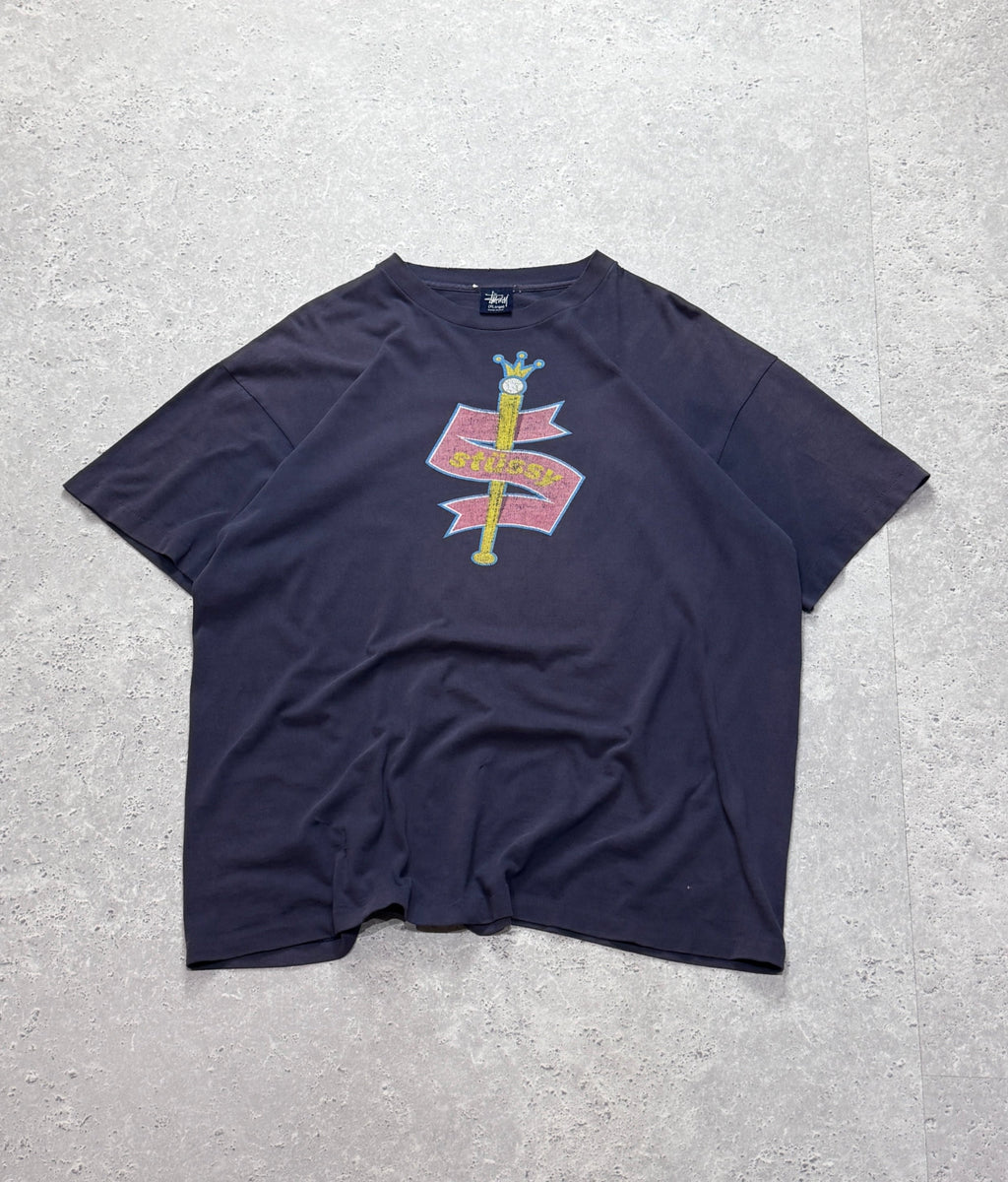 Vintage 90s Stussy Royalty Tee (L)
