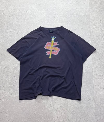 Vintage 90s Stussy Royalty Tee (L)