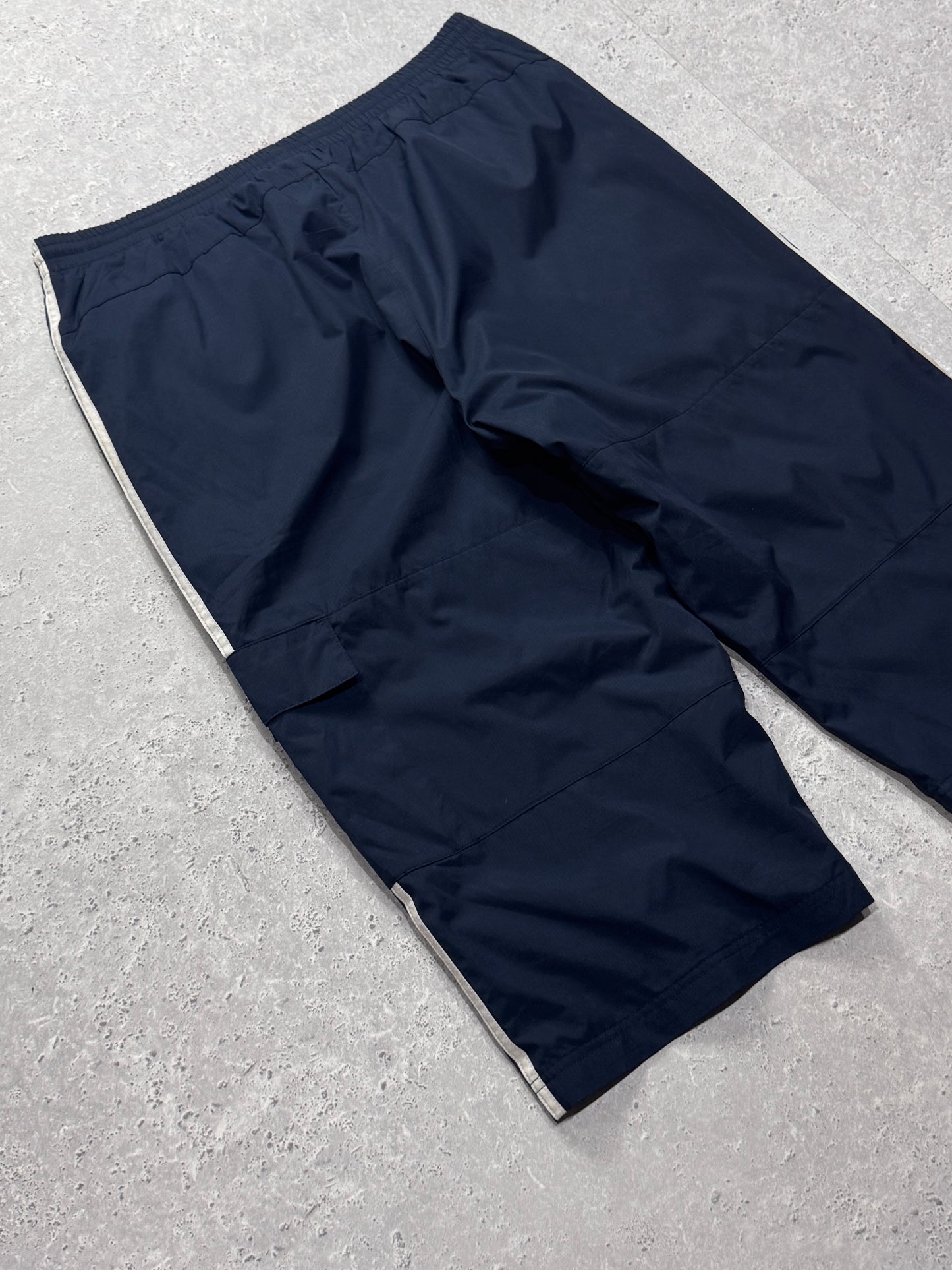 Vintage 2000s Adidas 3/4 Cargo Track Shorts (36")