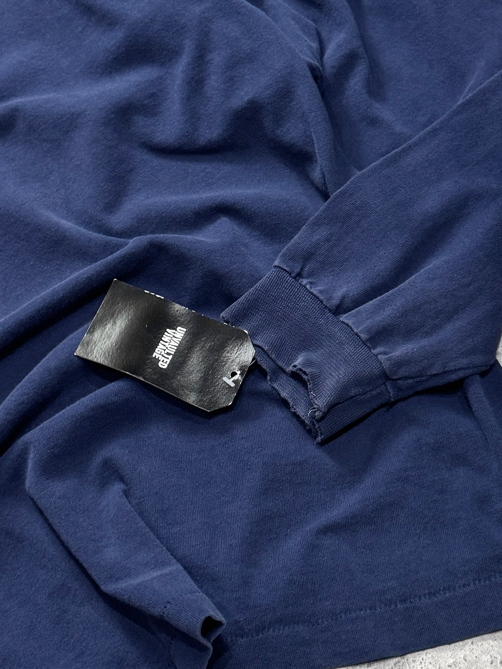 Vintage 90s Essential Mock Neck Long Sleeve Tee (XL)