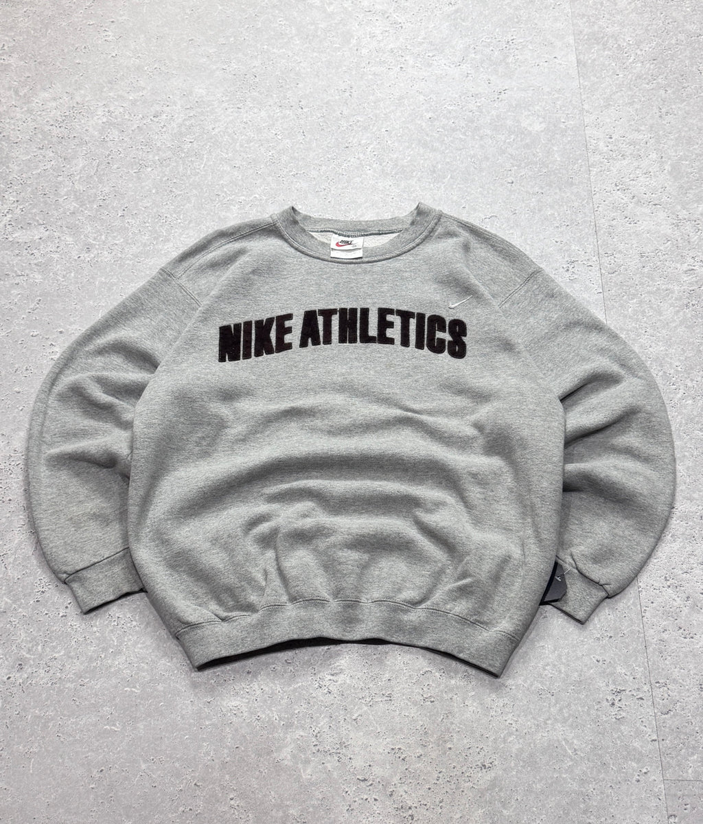 Vintage 90s Nike Athletics Spellout Sweater (L)