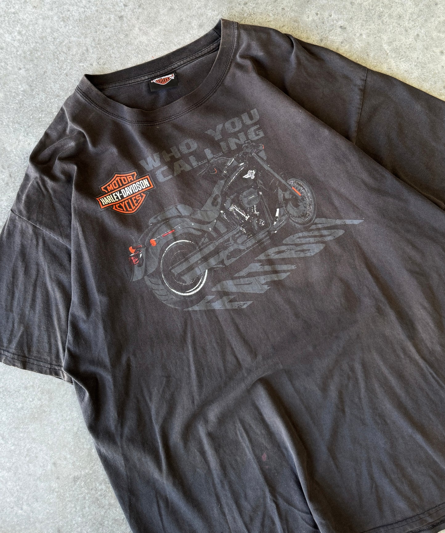 Vintage Harley Davidson Fatboy Tee (XL)