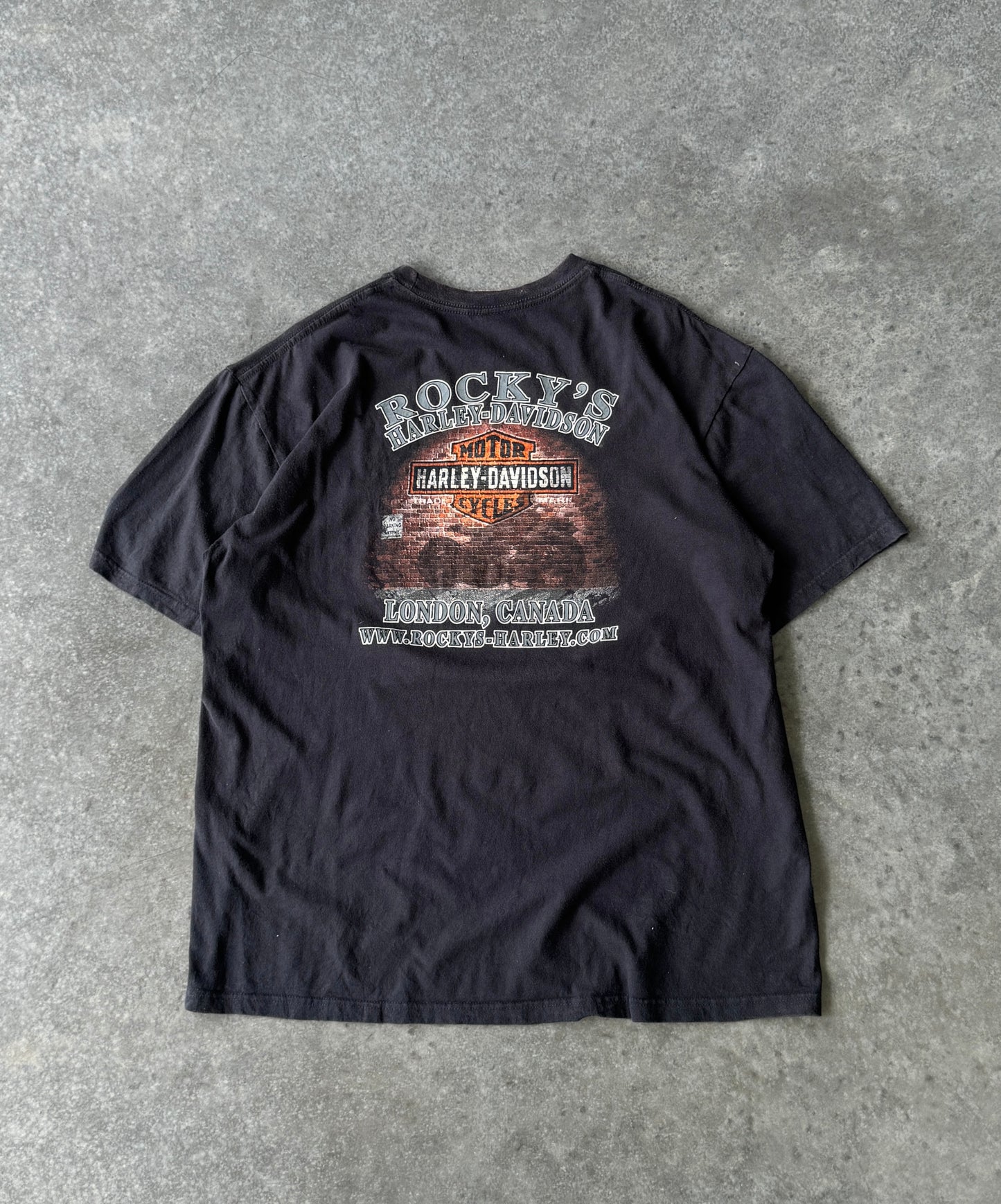 Vintage 00s Harley Davidson Logo Tee (XL)