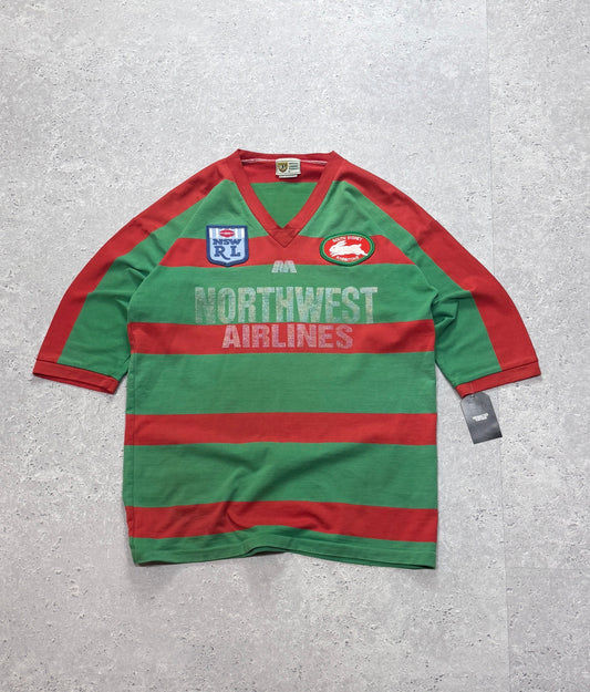 Vintage 80s South Sydney Rabbitohs NRL Jersey (XL)