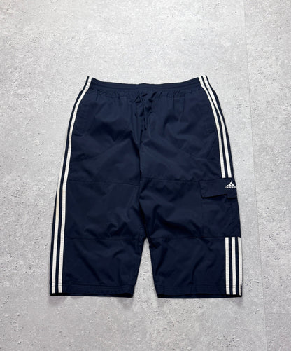 Vintage 2000s Adidas 3/4 Cargo Track Shorts (36")