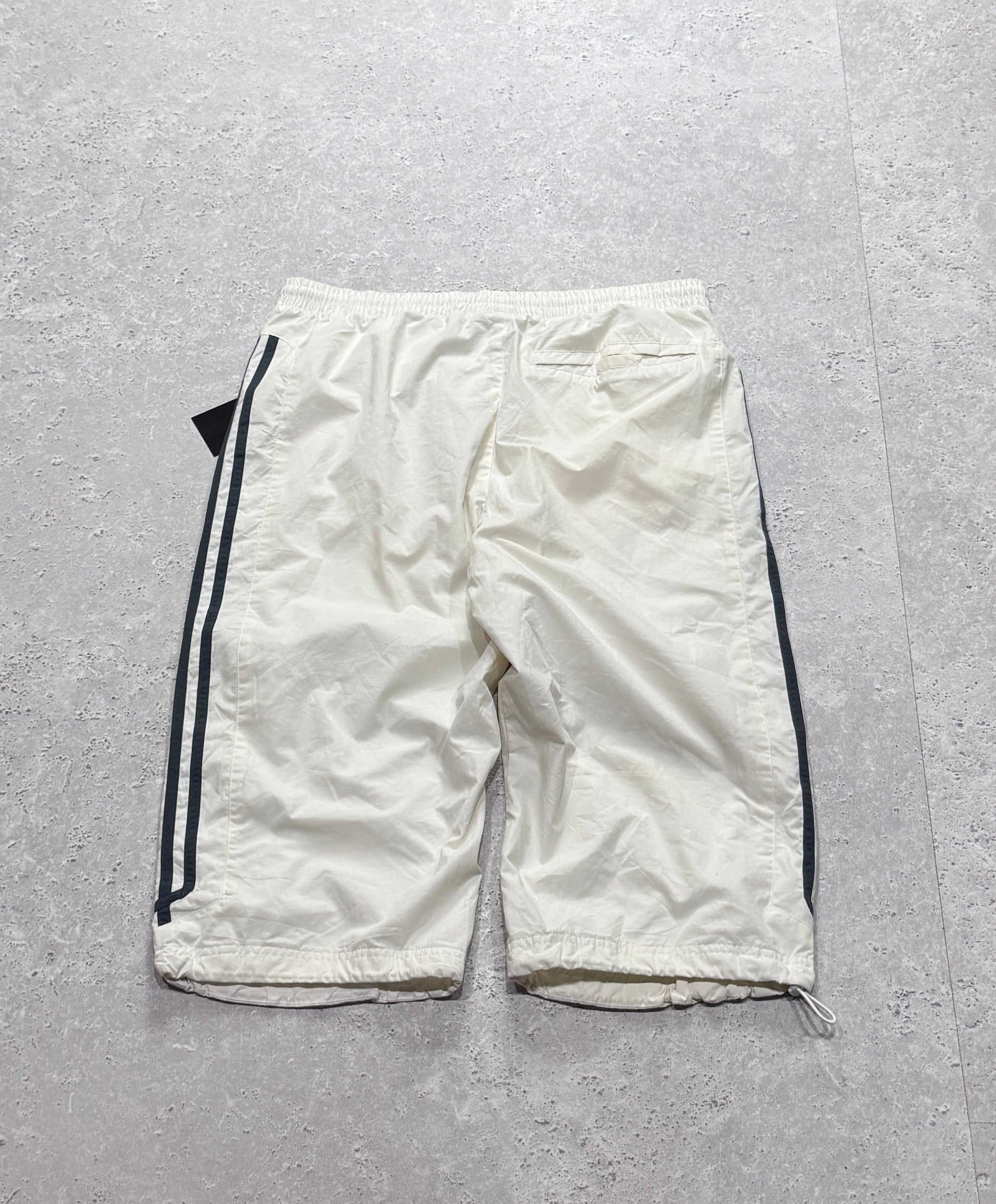 Vintage 2000s Adidas Adjustable 3/4 Track Shorts (M)