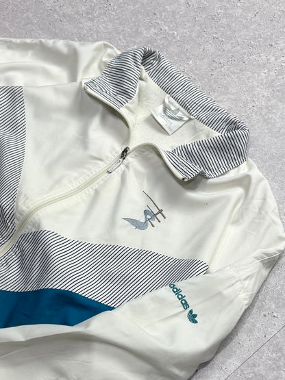 Vintage 90s Adidas Stefan Edberg Tennis Windbreaker Jacket (XL)