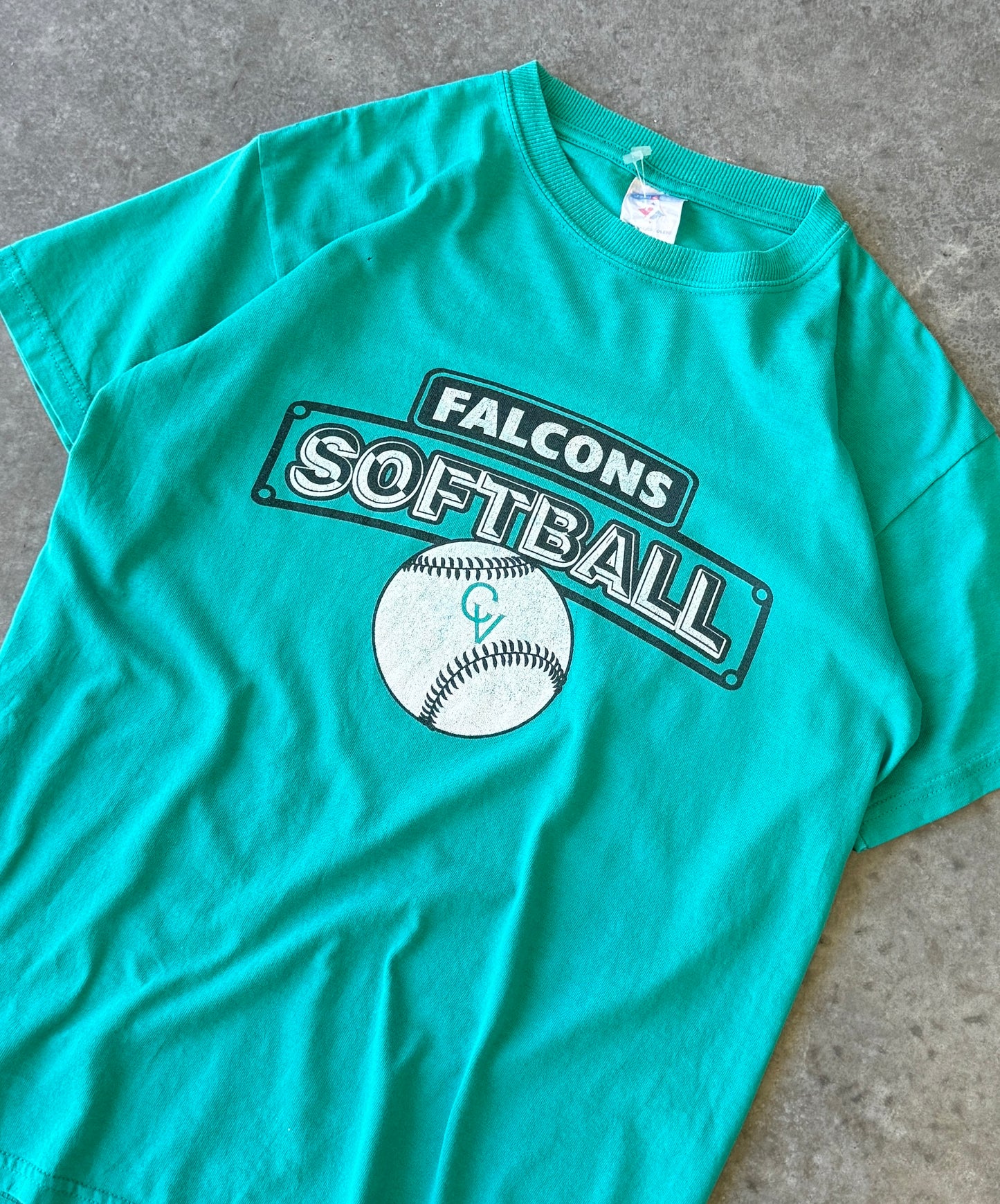 Vintage 00s Falcons Softball Tee (S)