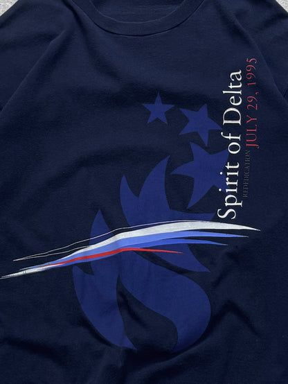 Vintage 90s Delta Airlines Aeroplane Tee (M)