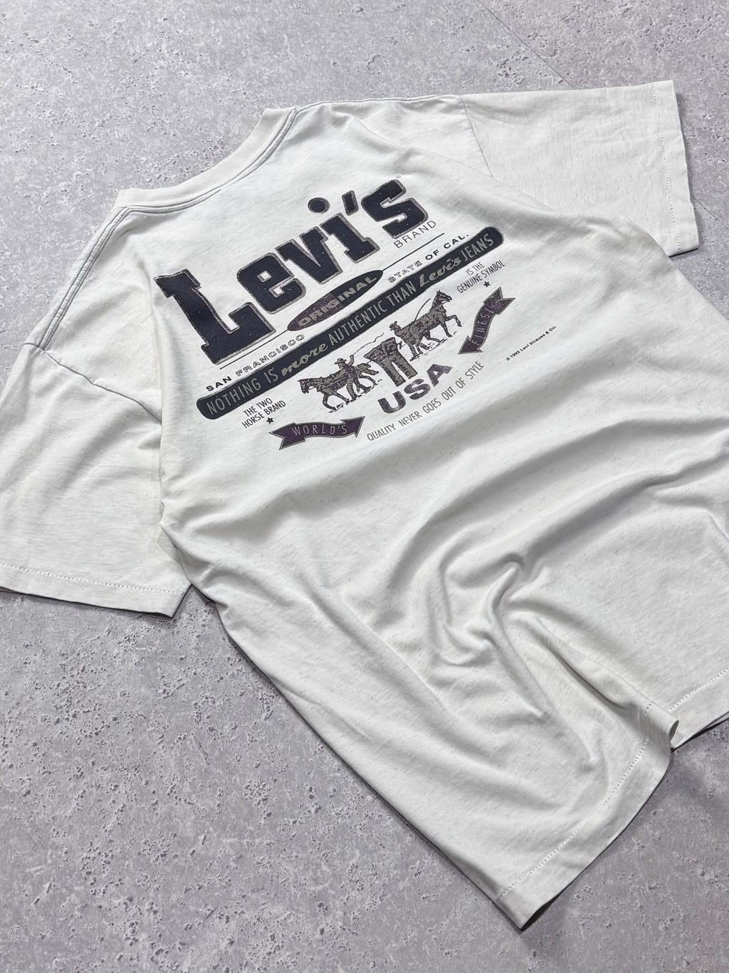 Vintage 1993 Levi Strauss Branded Tee (XL)