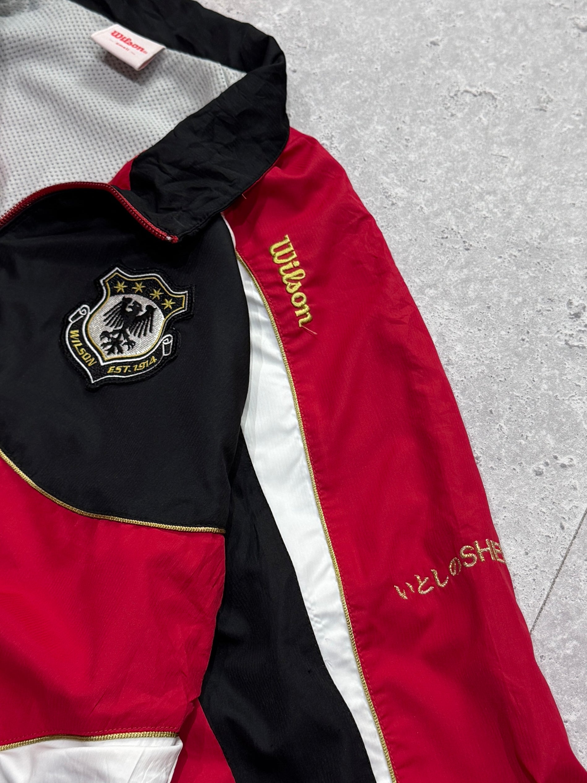 Vintage 2000s Wilson X Japan Club Football Windbreaker Jacket (S)