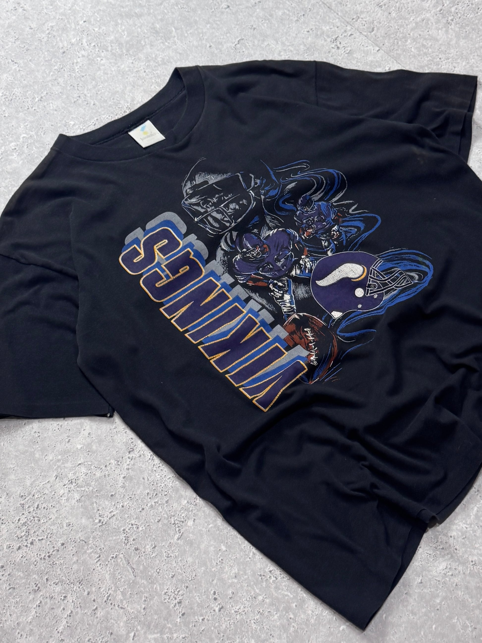 Vintage 80s Minnesota Vikings NFL Tee (XL)
