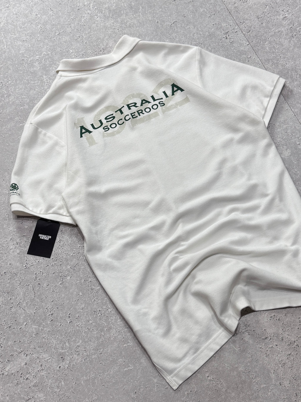 Vintage 2000s Nike X Australian Socceroos Football Polo Shirt (L)